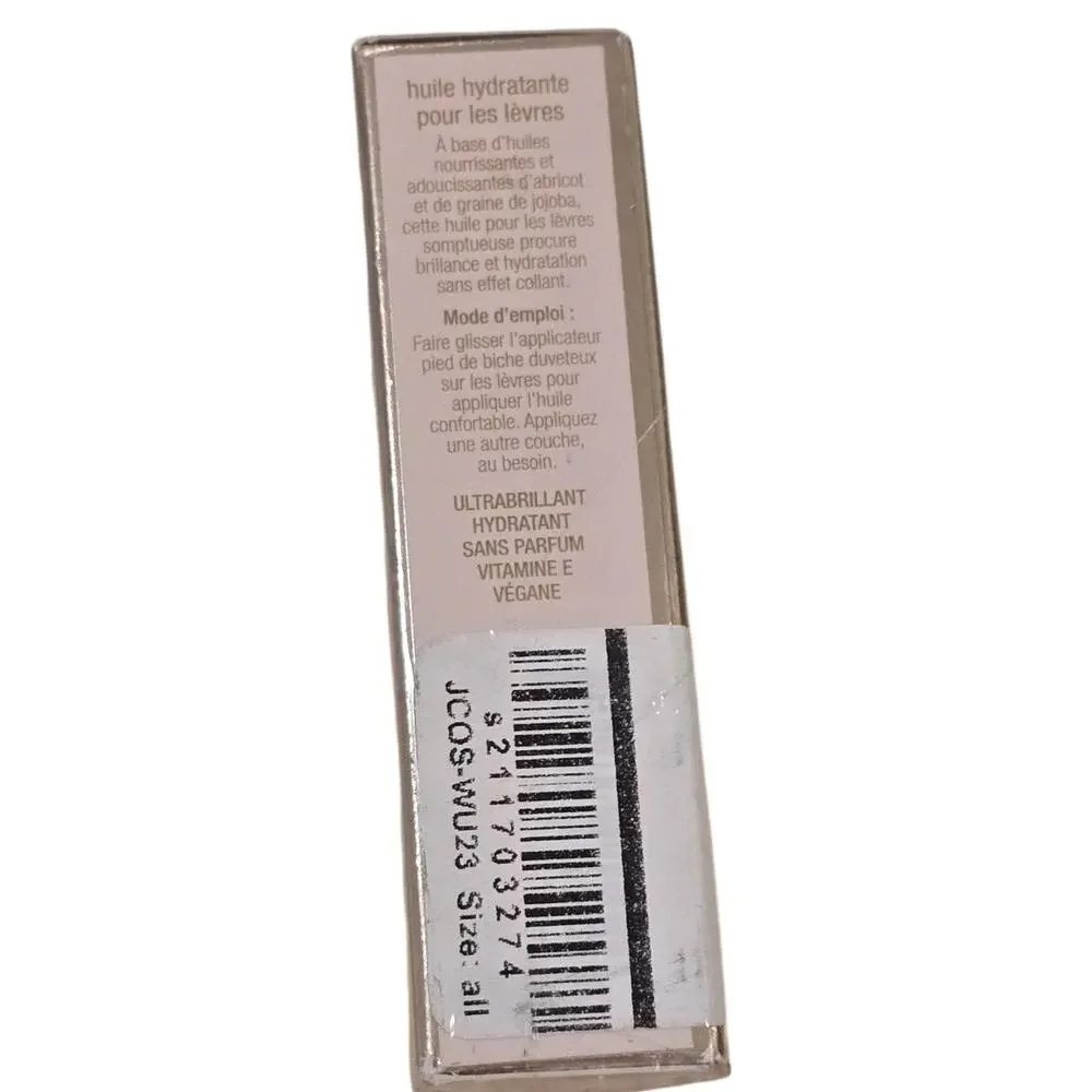 Jouer Cosmetics Essential Hydrating Lip Oil in Naturel Shine New in Box